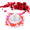 image:imageFEPITO 100 Pcs Valentines Day Napkins Hearts Design Luncheon Napkins for Valentines Day DecorationBridal Shower Wedding Birthday Party
