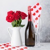 image:imageFEPITO 100 Pcs Valentines Day Napkins Hearts Design Luncheon Napkins for Valentines Day DecorationBridal Shower Wedding Birthday Party
