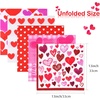image:imageFEPITO 100 Pcs Valentines Day Napkins Hearts Design Luncheon Napkins for Valentines Day DecorationBridal Shower Wedding Birthday Party
