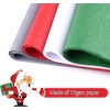 image:imageFEPITO 100 Sheets Red Christmas Tissue Paper  Gift Wrapping Paper for Xmas Presents Crafts 14 x 20 InchMix Colors