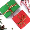 image:imageFEPITO 100 Sheets Red Christmas Tissue Paper  Gift Wrapping Paper for Xmas Presents Crafts 14 x 20 InchRedGreen