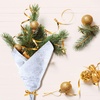 image:imageFEPITO 100 Sheets Silver Snowflake Wrapping Paper Big Size Christmas Tissue Paper for DIY and Craft Gift Bags Decorations 14 x 20 Inch