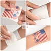image:imageFEPITO 12 Pack American Flag Bandanas Headband USA Flag Kerchief and 12Pcs Tattoo Sticker for July 4th Patriotic Event Accessories