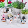 image:imageFEPITO 12 Pcs Winter Resin Penguin Polar Bear Snowflakes Miniature Figurine Mini Christmas Figures for DIY Garden Home Decor Christmas Ornaments12 Pcs Winter Animals