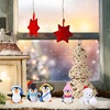 image:imageFEPITO 12 Pcs Winter Resin Penguin Polar Bear Snowflakes Miniature Figurine Mini Christmas Figures for DIY Garden Home Decor Christmas Ornaments12 Pcs Winter Animals