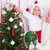image:imageFEPITO 120 Pcs Christmas Ornament Hooks Stainless Steel Hangers Perfect for Art Craft Tree Decorations 4 Colors