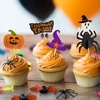 image:imageFEPITO 120 Piece Halloween Decoration Set  Toothpick Flags amp Markers for Party Decor