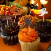 image:imageFEPITO 120 Piece Halloween Decoration Set  Toothpick Flags amp Markers for Party Decor