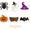 image:imageFEPITO 120 Piece Halloween Decoration Set  Toothpick Flags amp Markers for Party Decor