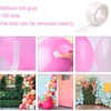 image:imageFEPITO 124Pcs Tropical Balloons Garland Kit  Pink Green Balloon Arch With Palm Leaves Tape Strip Dot Glue and Tying Tool for Party Decor Birthday Supplies