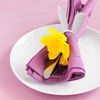 image:imageFEPITO 12Pcs Easter Bunny Ear Napkin Rings Rabbit Napkin Ring Holders Table Decorations for Spring Easter Party