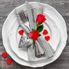 image:imageFEPITO 12Pcs Valentines Day Heart Napkin Rings Red Heart Napkin Rings Table Decorations Heart Napkin Holders for Valentines Day Party Wedding Anniversary