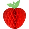 image:imageFEPITO 15 Pack 7 Inch Apple Tissue Honeycomb Hanging Red Paper Apple Decorations Fruit Decoration for Back to School Baby Shower