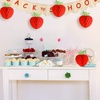 image:imageFEPITO 15 Pack 7 Inch Apple Tissue Honeycomb Hanging Red Paper Apple Decorations Fruit Decoration for Back to School Baby Shower