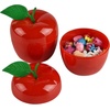 image:imageFEPITO 15 Pack Red Apple Favor Container Filled Bobbing Apples Back to School Teacher Appreciation Red Apple Gift Set