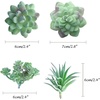 image:imageFEPITO 15 Pcs Artificial Succulent Plants Green Unpotted Faux Flower Succulents Mini Echeveria Picks Bulk Stems for Home Indoor Fairy Garden Decorations15Pcs