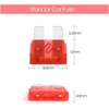image:imageFEPITO 150pcs Standard Car Fuses Assortment Blade Fuse 2A 3A 5A 75A 10A 15A 20A 25A 30A 35A 40A for Auto Car Truck with 1 Blade Fuse Extrator and 1 Storage Box