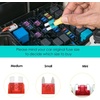 image:imageFEPITO 150pcs Standard Car Fuses Assortment Blade Fuse 2A 3A 5A 75A 10A 15A 20A 25A 30A 35A 40A for Auto Car Truck with 1 Blade Fuse Extrator and 1 Storage Box