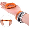 image:imageFEPITO 18 Pcs Halloween Rubber Bracelets Silicone Wristbands 7 Classic Halloween Patterns Rubber Band Bracelets
