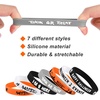 image:imageFEPITO 18 Pcs Halloween Rubber Bracelets Silicone Wristbands 7 Classic Halloween Patterns Rubber Band Bracelets