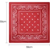 image:imageFEPITO 18Pcs Paisley Bandanas Cowboy Bandana Paisley Print Head Wrap ScarfSet B