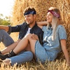 image:imageFEPITO 18Pcs Paisley Bandanas Cowboy Bandana Paisley Print Head Wrap ScarfSet B