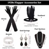 image:imageFEPITO 1920s Accessories Set for Women Flapper Headpiece HeadbandSet C