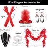 image:imageFEPITO 1920s Great Gatsby Accessories Set for Women Flapper Headpiece HeadbandSet F