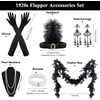 image:imageFEPITO 1920s Great Gatsby Accessories Set for Women Flapper Headpiece HeadbandStyle 1