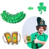 image:imageFEPITO 200PCS St Patricks Day Shamrock Coins amp Confetti Decorations Green amp Gold Lucky Clover Shamrocks Plastic Coins amp PVC Confetti for St Patricks Day Party Favors