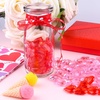 image:imageFEPITO 214Pcs Acrylic Hearts Red Pink Heart Valentines Day Vase Filler 087Inch Heart for Valentines Day Table Home Decorations Wedding DecorationsRedpink