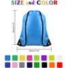 image:imageFEPITO 22 Pack Drawstring Bags String Backpack Bulk Sack Cinch Bag Sport Bags for School Gym Traveling16colors