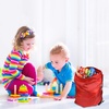 image:imageFEPITO 22 Pack Drawstring Bags String Backpack Bulk Sack Cinch Bag Sport Bags for School Gym Traveling16colors