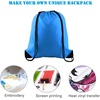 image:imageFEPITO 22 Pack Drawstring Bags String Backpack Bulk Sack Cinch Bag Sport Bags for School Gym Traveling16colors