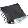 image:imageFEPITO 22 Pack Drawstring Bags String Backpack Bulk Sack Cinch Bag Sport Bags for School Gym TravelingBlack 1