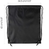 image:imageFEPITO 22 Pack Drawstring Bags String Backpack Bulk Sack Cinch Bag Sport Bags for School Gym TravelingBlack 1