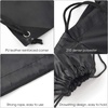 image:imageFEPITO 22 Pack Drawstring Bags String Backpack Bulk Sack Cinch Bag Sport Bags for School Gym TravelingBlack 1