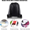 image:imageFEPITO 22 Pack Drawstring Bags String Backpack Bulk Sack Cinch Bag Sport Bags for School Gym TravelingBlack