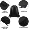 image:imageFEPITO 22 Pack Drawstring Bags String Backpack Bulk Sack Cinch Bag Sport Bags for School Gym TravelingBlack