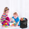 image:imageFEPITO 22 Pack Drawstring Bags String Backpack Bulk Sack Cinch Bag Sport Bags for School Gym TravelingBlack
