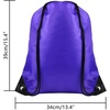 image:imageFEPITO 22 Pack Drawstring Bags String Backpack Bulk Sack Cinch Bag Sport Bags for School Gym TravelingBlue