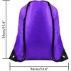image:imageFEPITO 22 Pack Drawstring Bags String Backpack Bulk Sack Cinch Bag Sport Bags for School Gym TravelingPurple