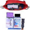 image:imageFEPITO 22 Pack Drawstring Bags String Backpack Bulk Sack Cinch Bag Sport Bags for School Gym TravelingRed