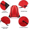 image:imageFEPITO 22 Pack Drawstring Bags String Backpack Bulk Sack Cinch Bag Sport Bags for School Gym TravelingRed