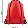 image:imageFEPITO 22 Pack Drawstring Bags String Backpack Bulk Sack Cinch Bag Sport Bags for School Gym TravelingRed