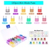 image:imageFEPITO 220PCS Blade Car Fuses Assortment Kit Standard amp Mini Blade Fuse 2A 3A 5A 75A 10A 15A 20A 25A 30A 35A 40A for Auto Truck Boat Truck SUV Automotive Replacement Fuses Puller