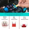 image:imageFEPITO 220PCS Blade Car Fuses Assortment Kit Standard amp Mini Blade Fuse 2A 3A 5A 75A 10A 15A 20A 25A 30A 35A 40A for Auto Truck Boat Truck SUV Automotive Replacement Fuses Puller
