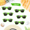image:imageFEPITO 24 Pack Party Sunglasses Bulk for Birthday Party Favors Goody Bag Fillers for Beach Pool Party Toys for Adults WhiteGreen