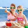image:imageFEPITO 24 Pack Party Sunglasses Bulk for Birthday Party Favors Goody Bag Fillers for Beach Pool Party Toys for Adults WhiteGreen