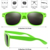 image:imageFEPITO 24 Pack Party Sunglasses Bulk for Birthday Party Favors Goody Bag Fillers for Beach Pool Party Toys for Adults WhiteGreen